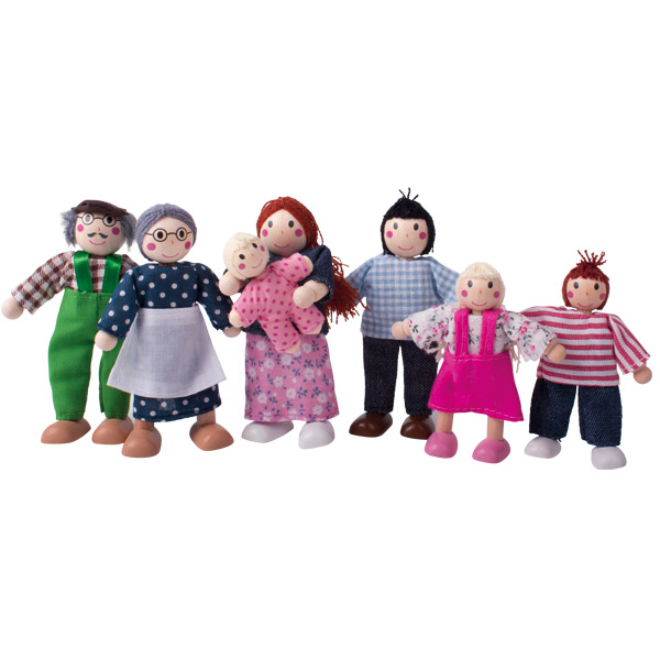 conjunto-familia-de-7-piezas Set kukullash - Figura 1